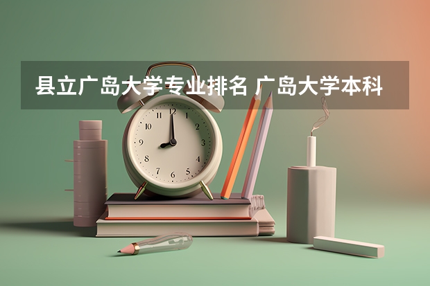 县立广岛大学专业排名 广岛大学本科留学需要什么条件