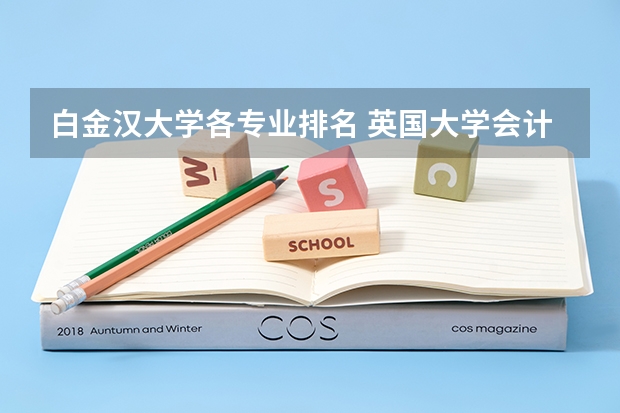 白金汉大学各专业排名 英国大学会计专业排名 本科（中英文校名）
