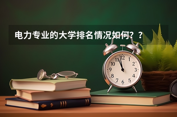 电力专业的大学排名情况如何？？