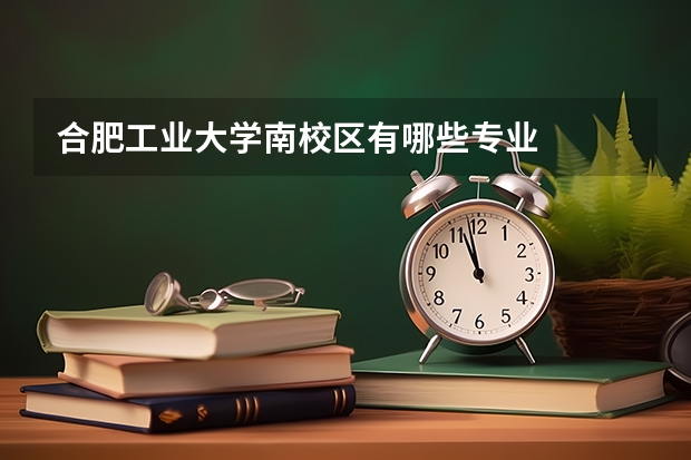合肥工业大学南校区有哪些专业