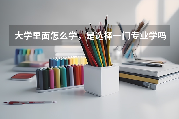 大学里面怎么学，是选择一门专业学吗