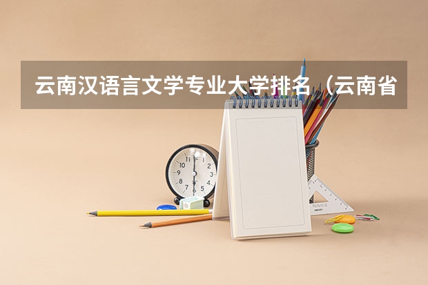 云南汉语言文学专业大学排名（云南省所有大学排名）