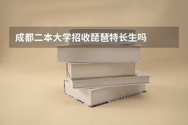 成都二本大学招收琵琶特长生吗