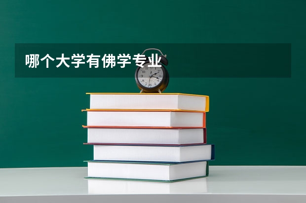 哪个大学有佛学专业