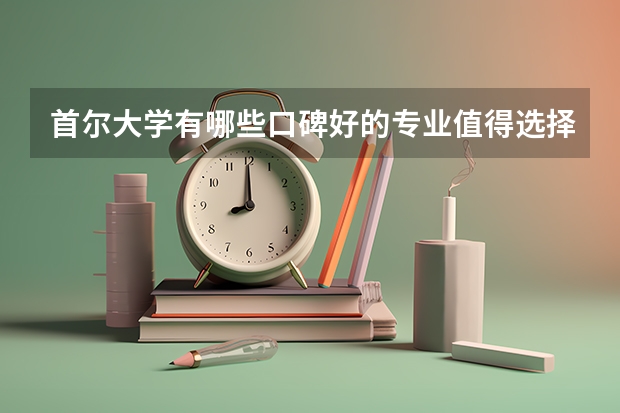首尔大学有哪些口碑好的专业值得选择?