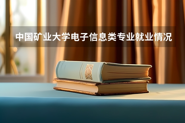 中国矿业大学电子信息类专业就业情况如何？