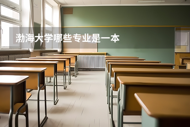 渤海大学哪些专业是一本