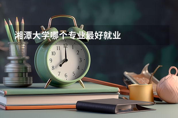 湘潭大学哪个专业最好就业