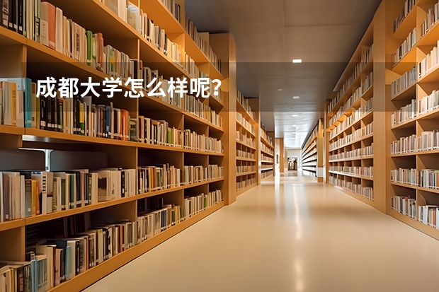 成都大学怎么样呢？