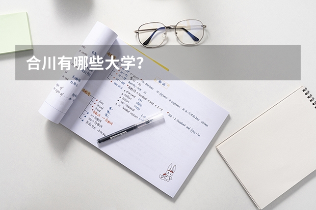 合川有哪些大学？
