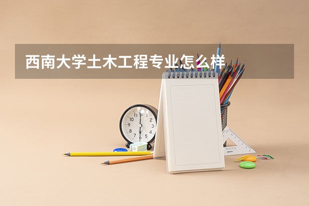 西南大学土木工程专业怎么样