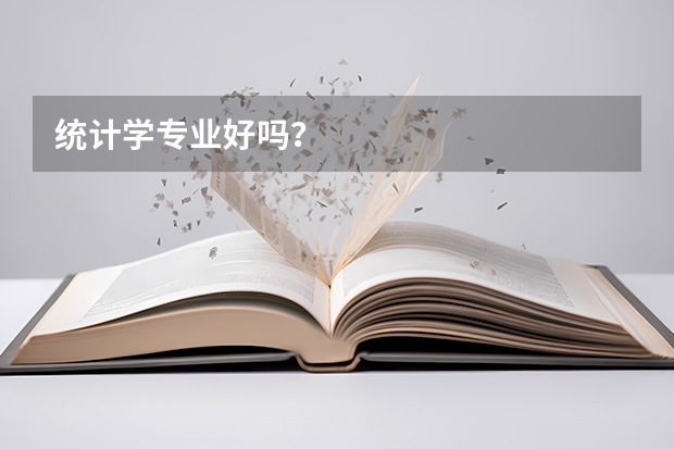 统计学专业好吗？