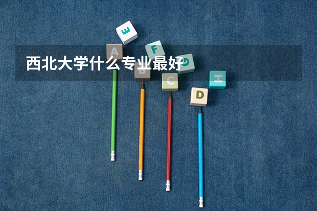 西北大学什么专业最好