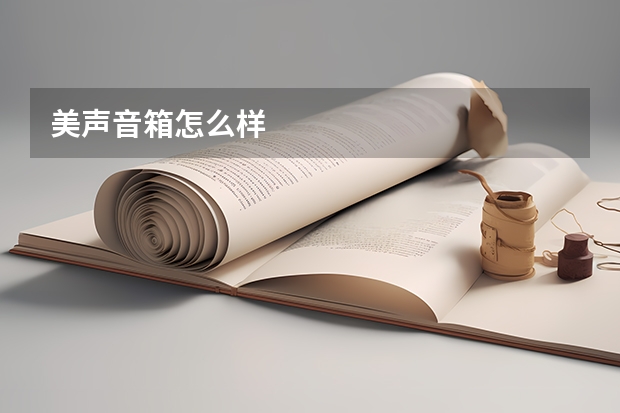 美声音箱怎么样