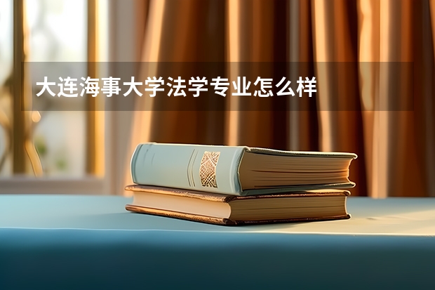 大连海事大学法学专业怎么样