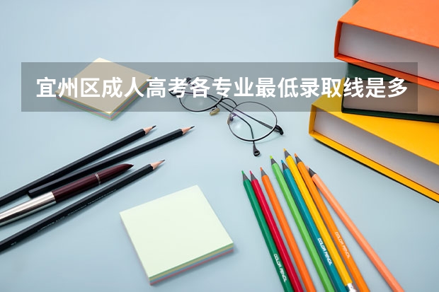 宜州区成人高考各专业最低录取线是多少？