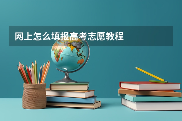 网上怎么填报高考志愿教程