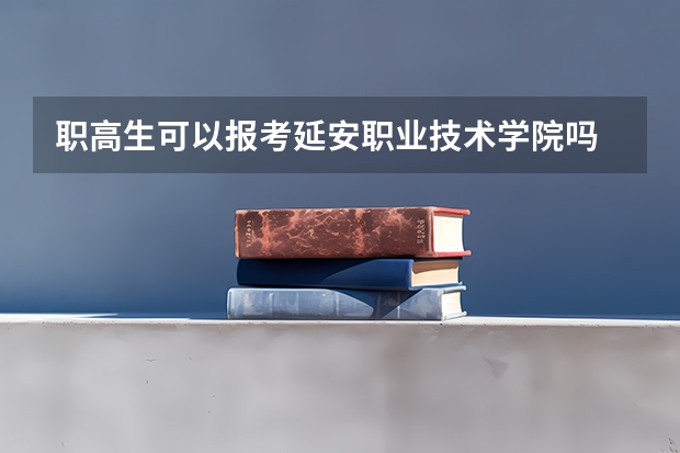 职高生可以报考延安职业技术学院吗