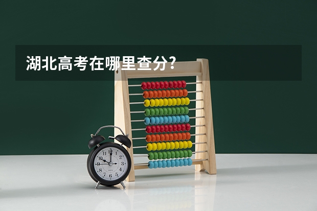 湖北高考在哪里查分?