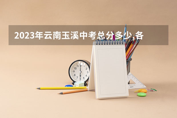 2023年云南玉溪中考总分多少,各科都是多少分？