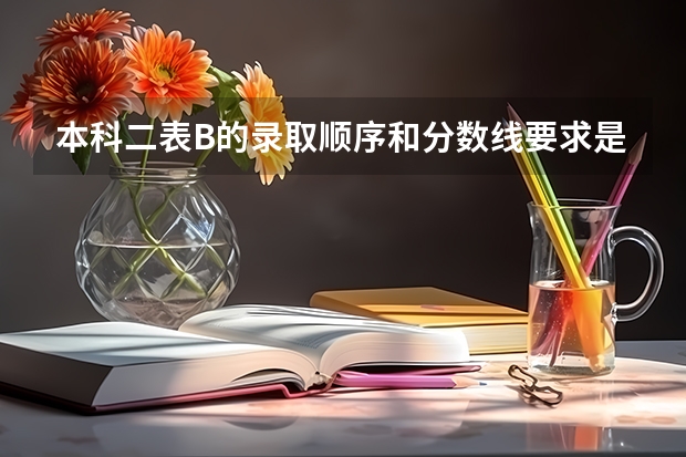 本科二表B的录取顺序和分数线要求是怎样的？（佳木斯大学二表最低录取分数线）