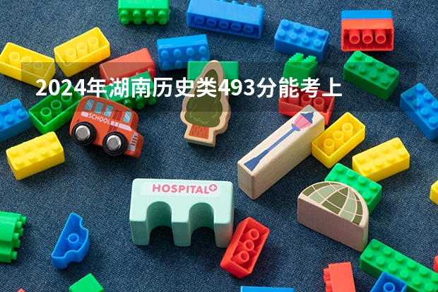 2024年湖南历史类493分能考上什么大学？