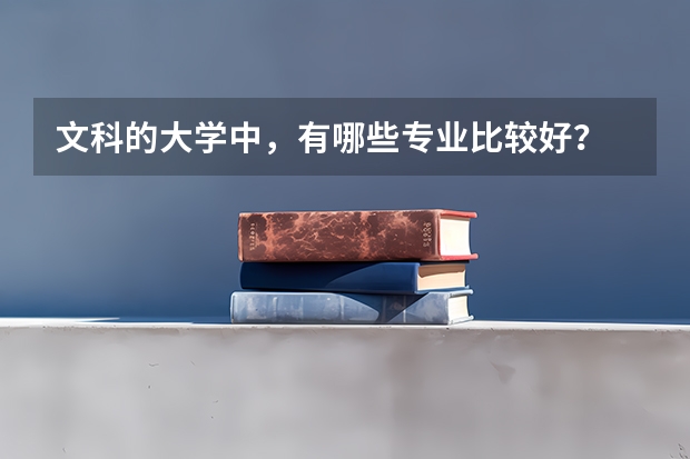 文科的大学中，有哪些专业比较好？