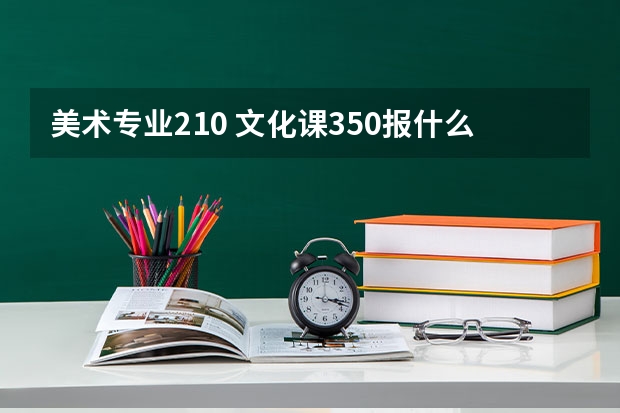 美术专业210 文化课350报什么学校好，最好是三本，真没有的话好大专也行，准走的