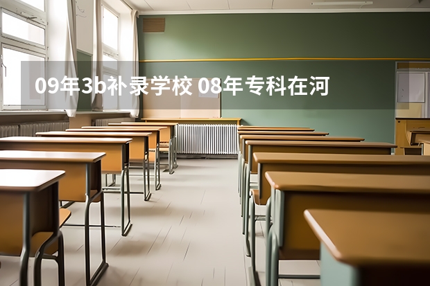 09年3b补录学校 08年专科在河北省的补录院校