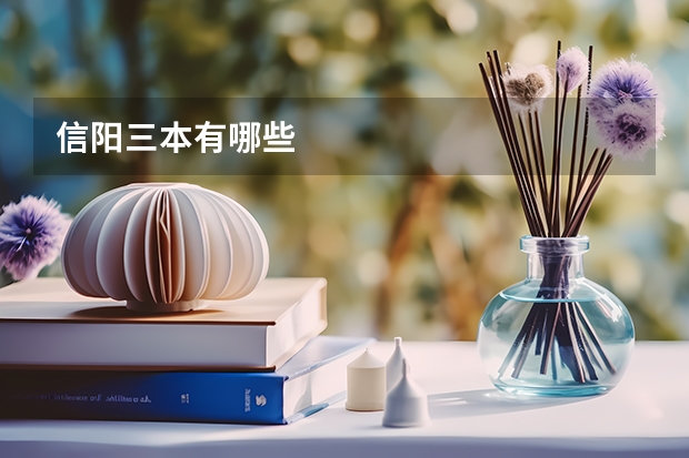 信阳三本有哪些