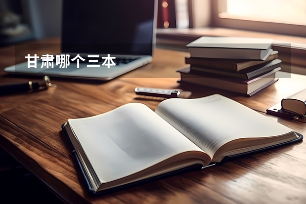 甘肃哪个三本
