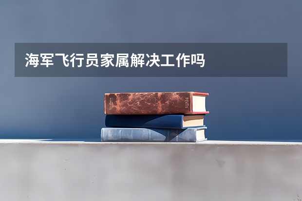 海军飞行员家属解决工作吗