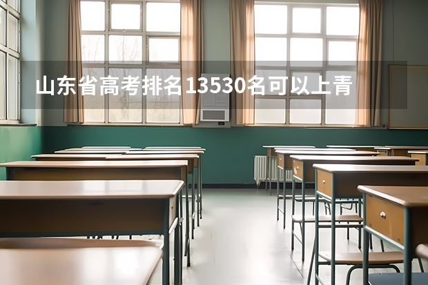 山东省高考排名13530名可以上青岛大学吗