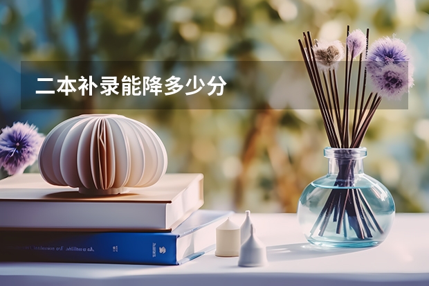 二本补录能降多少分