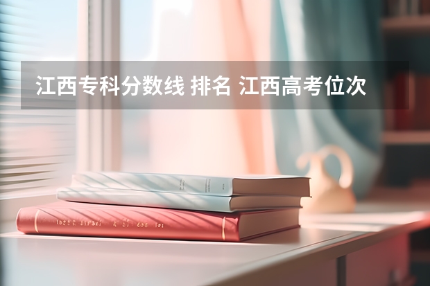 江西专科分数线 排名 江西高考位次对应大学
