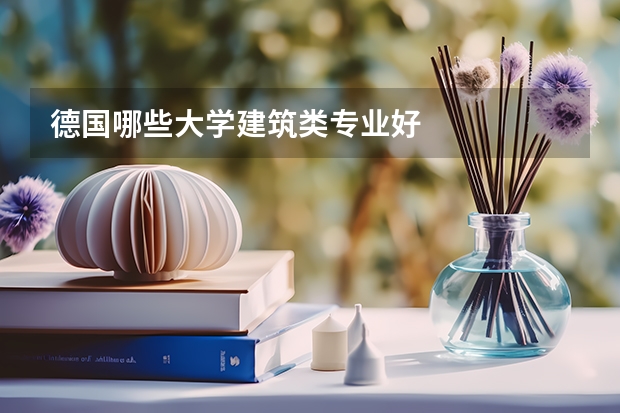 德国哪些大学建筑类专业好