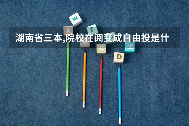 湖南省三本,院校在阅变成自由投是什么情况查询