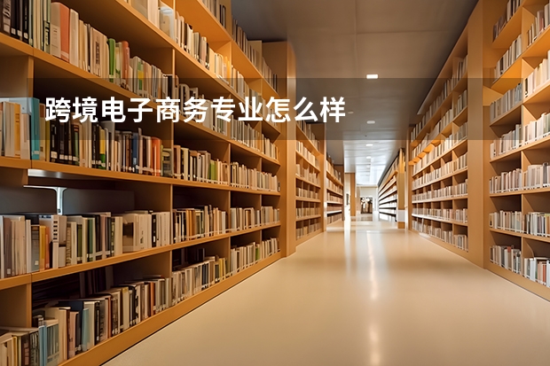 跨境电子商务专业怎么样