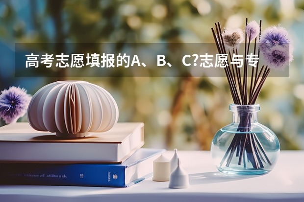 高考志愿填报的A、B、C?志愿与专业代码1、2、3?分别指什么？