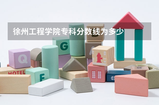 徐州工程学院专科分数线为多少