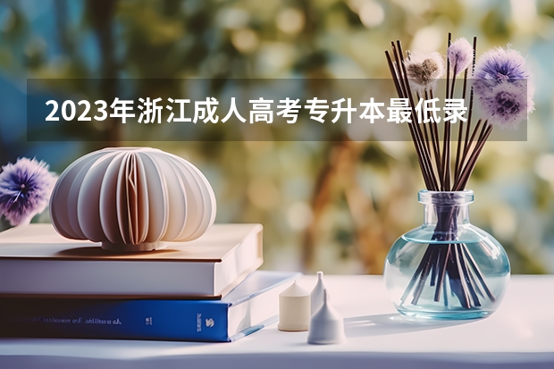 2023年浙江成人高考专升本最低录取分数线是多少