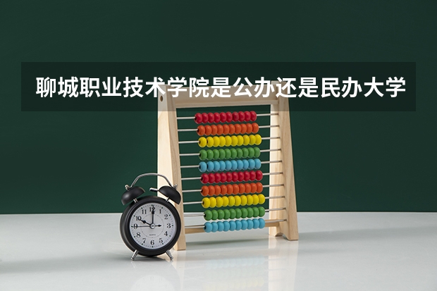 聊城职业技术学院是公办还是民办大学？ 今年考了325分，现在只剩下征集志愿了，要填哪所学校好了？求大家帮忙！急急急
