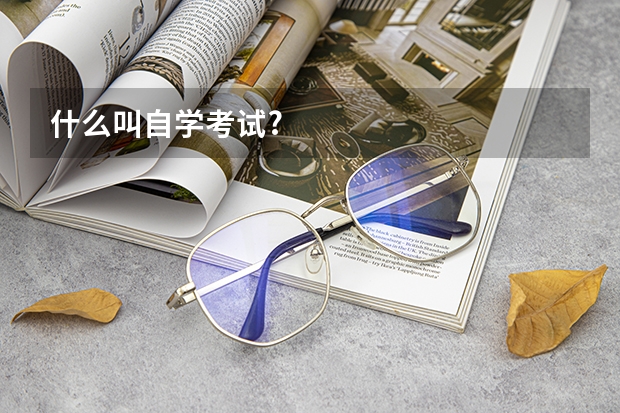 什么叫自学考试?