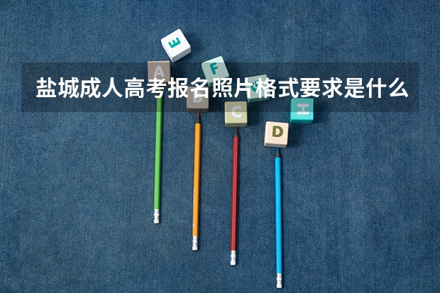 盐城成人高考报名照片格式要求是什么？