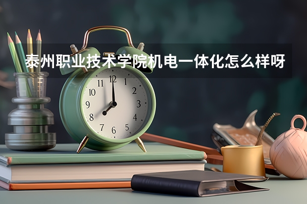 泰州职业技术学院机电一体化怎么样呀