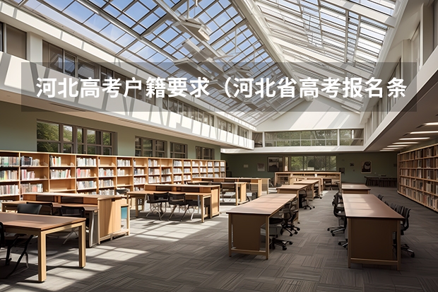 河北高考户籍要求（河北省高考报名条件）