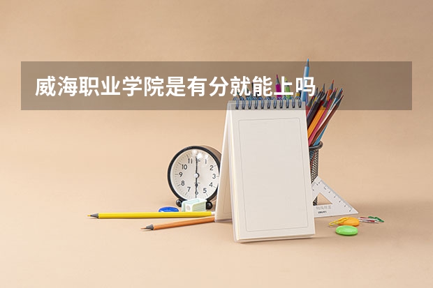 威海职业学院是有分就能上吗