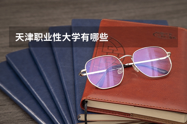 天津职业性大学有哪些