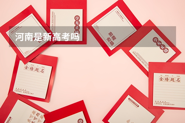 河南是新高考吗