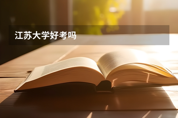 江苏大学好考吗